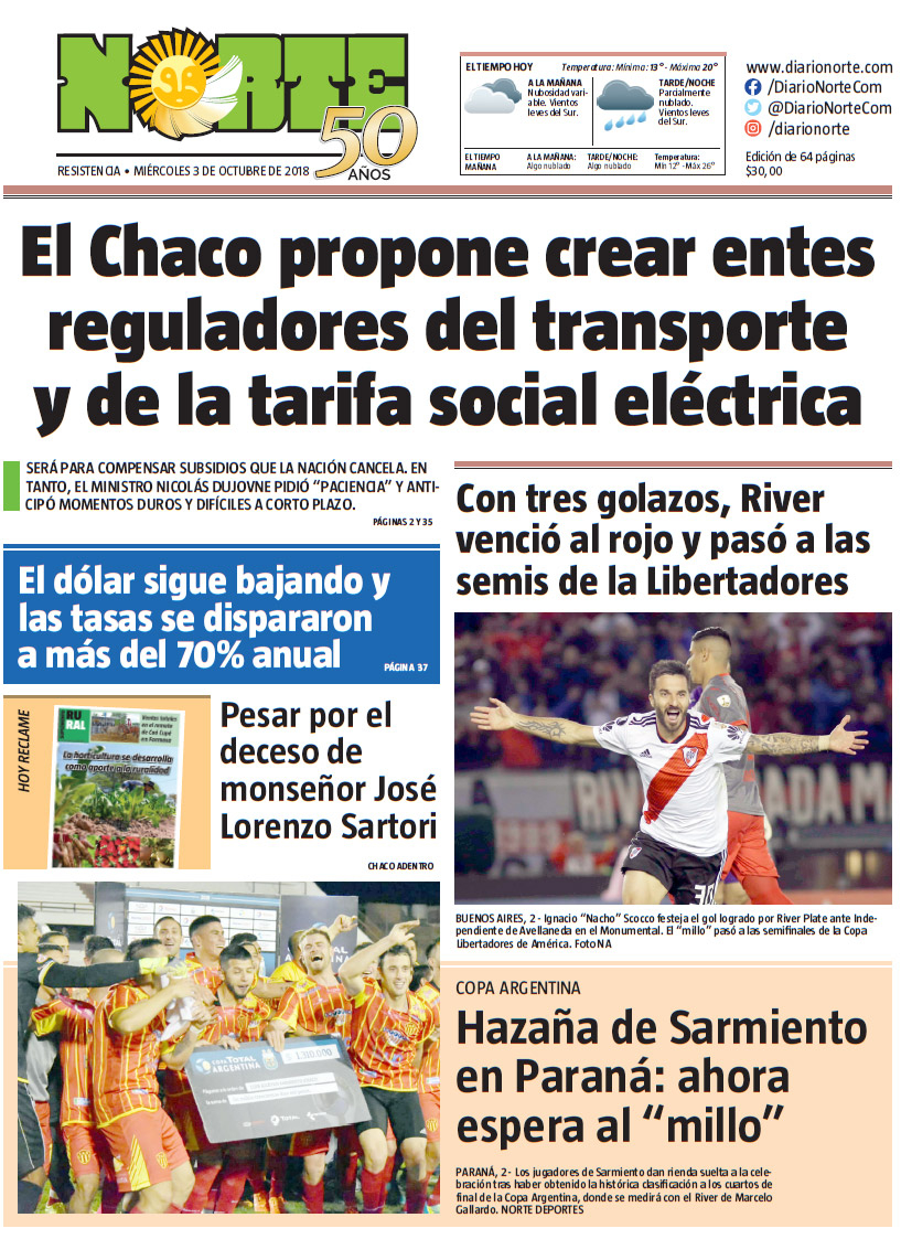 Edición del 03.10.18