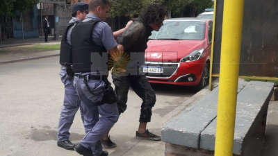 "Trapito" golpeó a una mujer y fue detenido