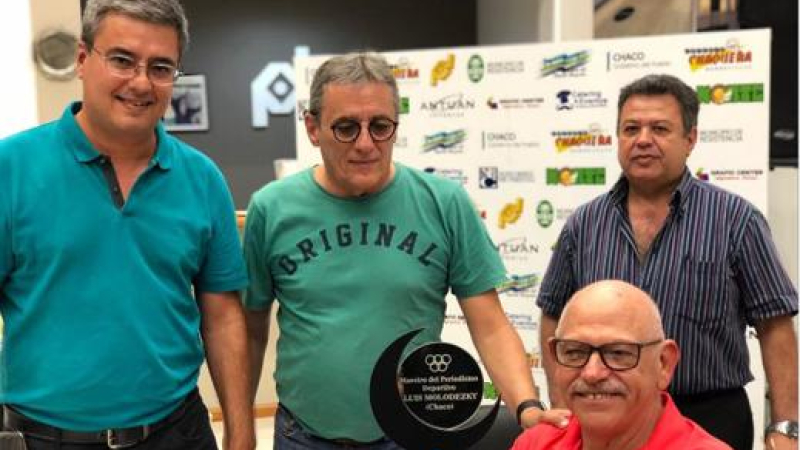 Distinguieron con el Premio Maestro del Periodismo Deportivo a Luis Darío Molodezky