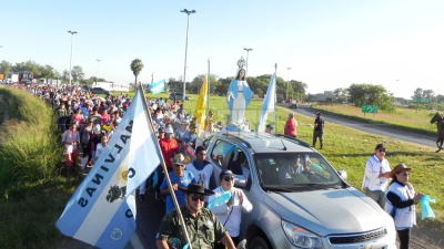 La comunidad católica del Chaco rinde tributo a su patrona
