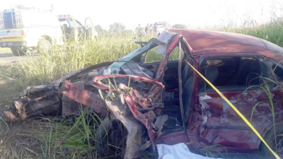 Adultos pierden la vida en siniestros viales y bebé llega muerto en brazos