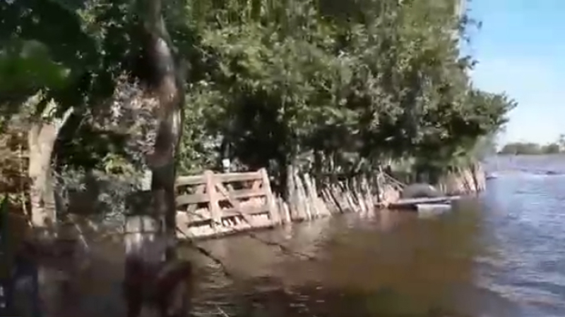 Enormes desplazamientos de agua después del temporal