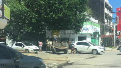 Caos en pleno centro de Resistencia