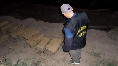La Policía del Chaco secuestró 310 kilogramos de marihuana en la zona del riacho ancho en Las Palmas