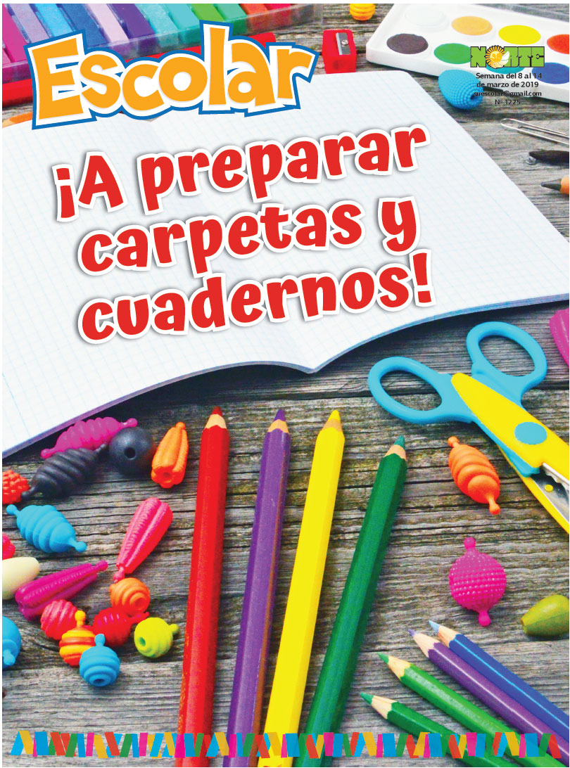 ¡A preparar carpetas y cuadernos!