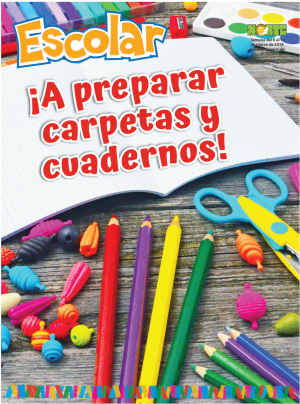 ¡A preparar carpetas y cuadernos!