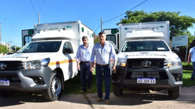 Con nuevas ambulancias, refuerzan la atención en El Impenetrable