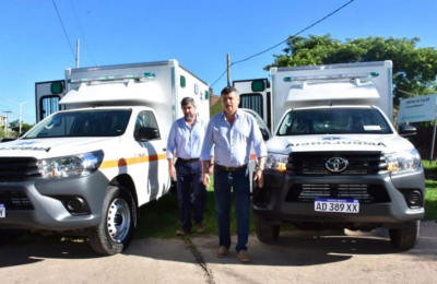 Con nuevas ambulancias, refuerzan la atención en El Impenetrable