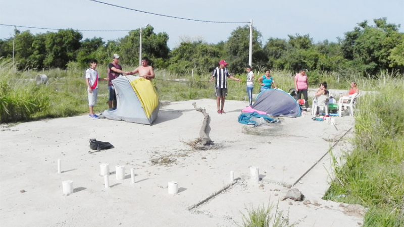 El drama de la falta de viviendas enfrenta a 200 familias chaqueñas