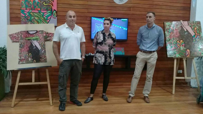 Presentaron la remera de la cuarta edición del Margarita Trail
