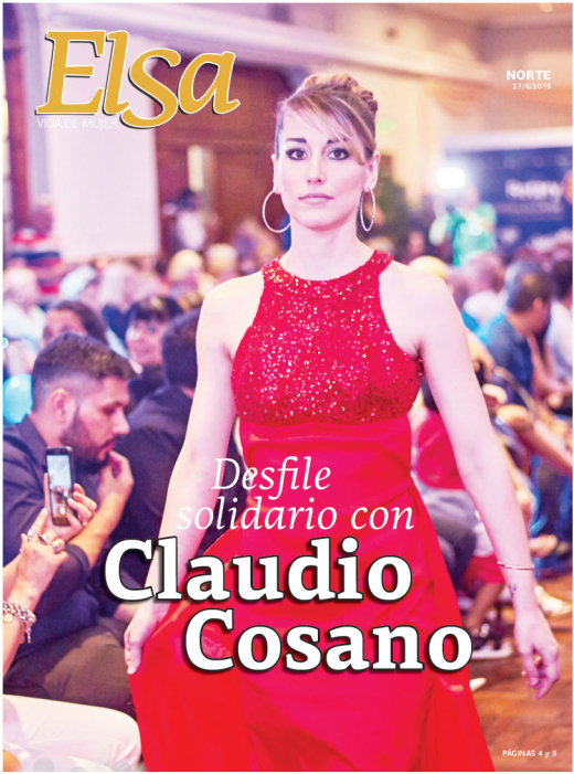 Desfile solidario con Claudio Cosano