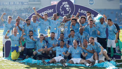Manchester City celebró su sexta corona inglesa