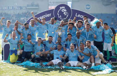 Manchester City celebró su sexta corona inglesa 