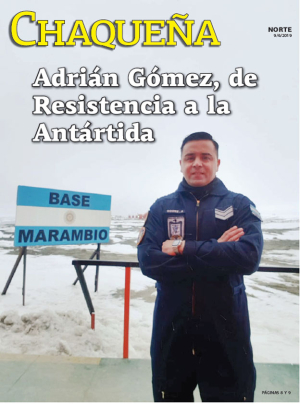 Adrián Gómez, de Resistencia a la Antártida