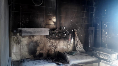 Susto en el Sanatario Güemes: incendio en área de Pediatría