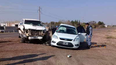 Fatalidad en ruta 11: anciano falleció al chocar su auto con una camioneta