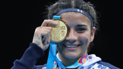 La boxeadora Leonela Sánchez sumó la décima medalla de oro para la Argentina