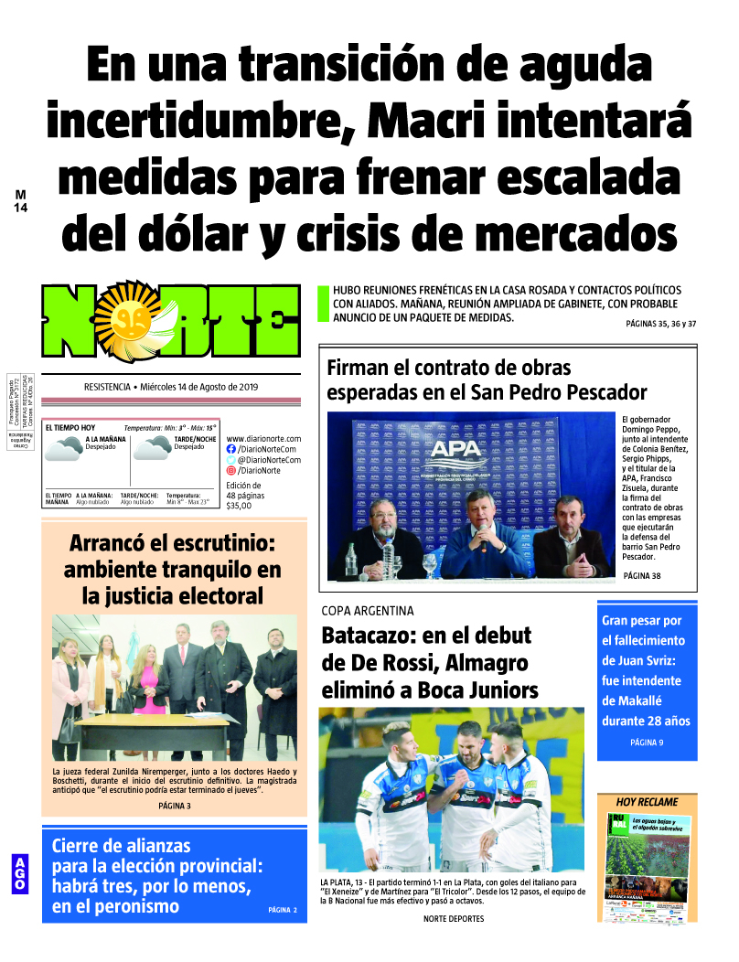 Edicion del 14-08-2019