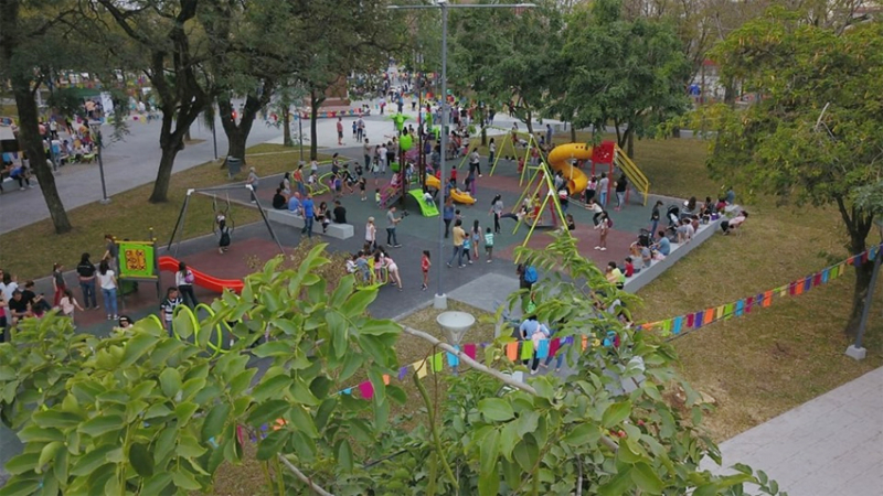 Plaza Belgrano: Se reinaugura hoy un espacio que cumple con todos los parámetros de accesibilidad universal