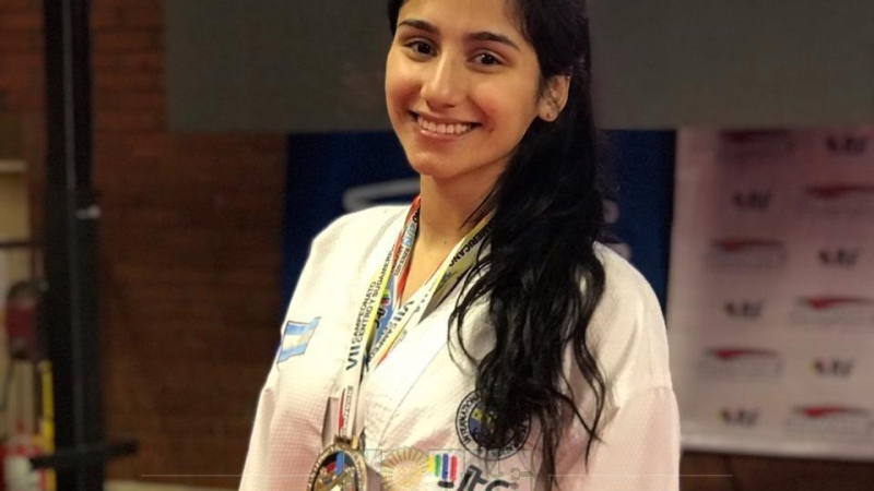 Milagros Acosta, campeona sudamericana