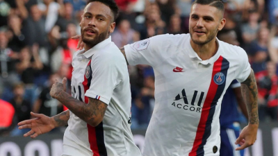 Icardi debutó en el triunfo del París Saint Germain