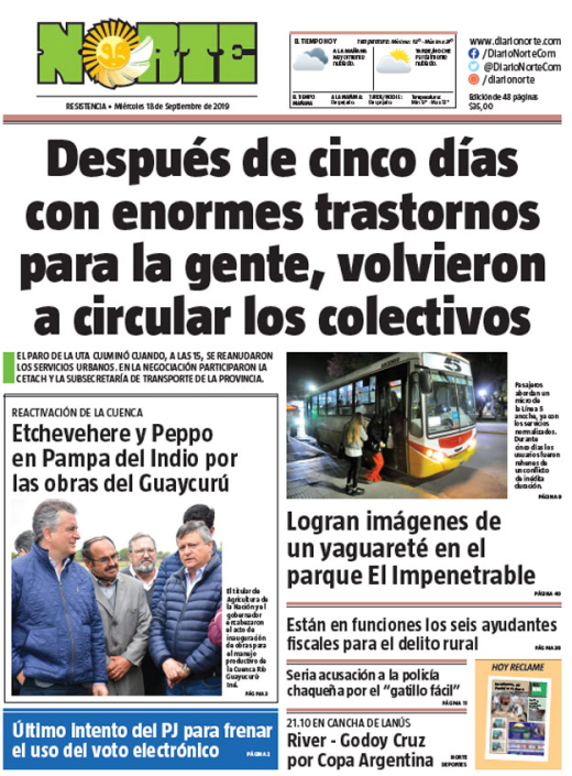 Edicion del 18-09-2019