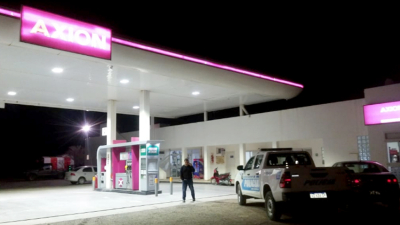 Asalto a mano armada a una estación de servicios en Du Graty