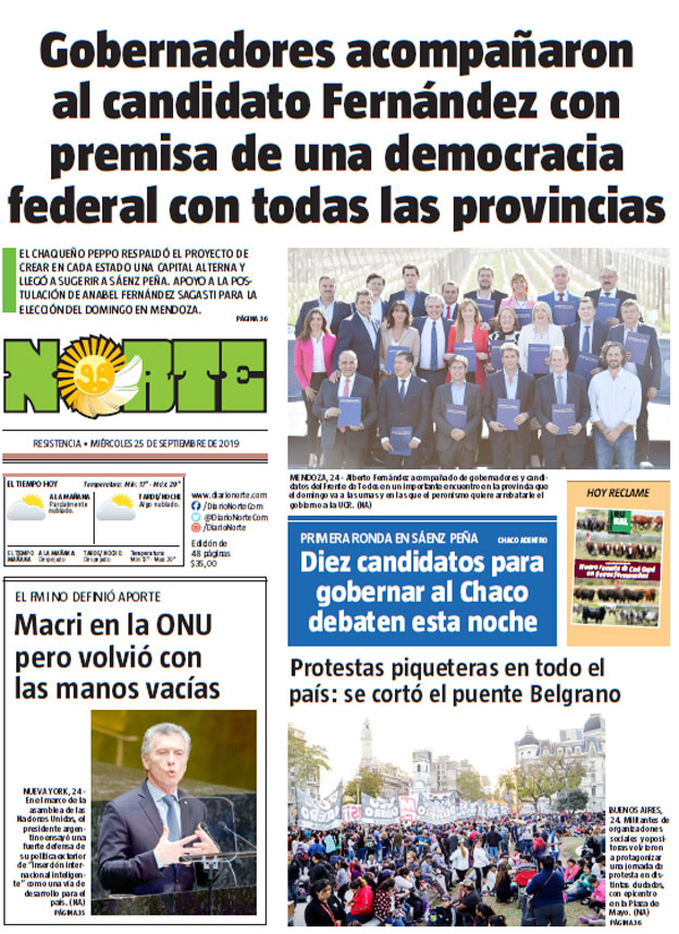 Edicion del 25-09-2019
