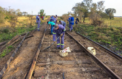 60% de avance en las obras de mantenimiento del ramal C3 