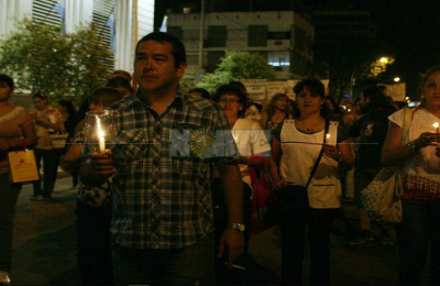 Marcha de docentes privados por los aportes adeudados