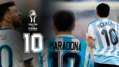 Maradona, Messi y Riquelme se acercan al Salón de la Fama