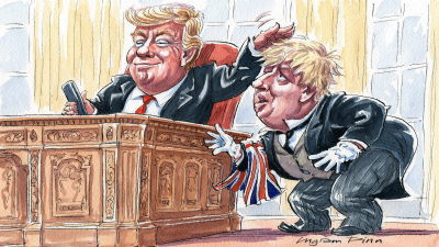 Boris Johnson quiere a Trump lejos de las elecciones británicas