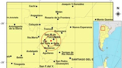 Un sismo de 4,7 grados sacudió a Tucumán