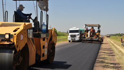 Continúan obras en la Ruta 89 entre Charata y Pinedo