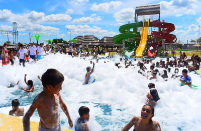 El parque acuático de La Eduvigis, una buena alternativa para las fiestas