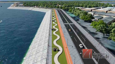 Pilar: iniciarán la construcción de la defensa costera