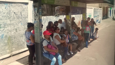 Mucho calor y varias horas sin colectivos en Resistencia