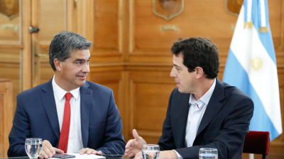 Capitanich y Wado De Pedro avanzaron en el financiamiento para el puerto Las Palmas