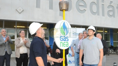 Gas natural: ya se realizan las primeras conexiones domiciliarias en Resistencia
