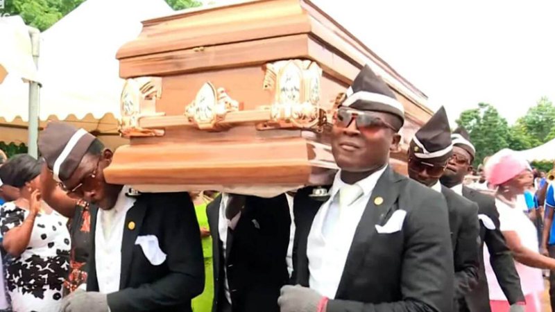 Dancing Pallbearers los protagonistas del meme del momento