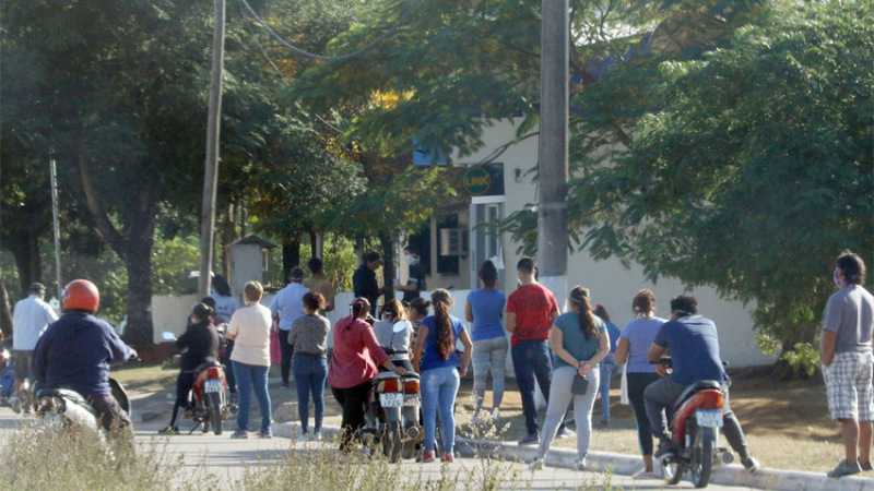 En Puerto Vilelas la cuarentena prácticamente no se nota en las calles