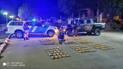 Prefectura secuestró más de 1.080 kilos de marihuana en la región