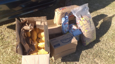 Concejala agradece donaciones de alimentos para merenderos de Puerto Bastiani y Colonia Popular