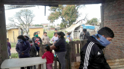 Superó una neumonía, el Covid-19 y reabrió un comedor para el barrio