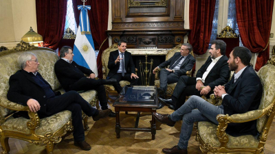 Massa recibió a Juntos por el Cambio, que propuso a Pichetto como auditor general de la Nación