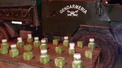 Secuestran 20 potes de crema de marihuana