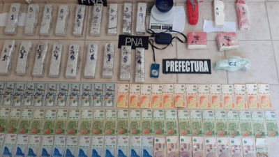 Prefectura desarticula una organización narco y secuestró cocaína, LSD y marihuana