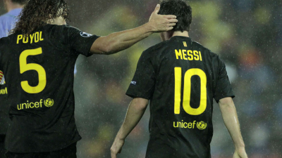 El apoyo de los compañeros de Messi