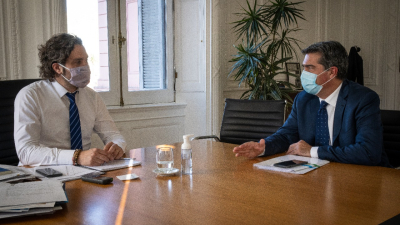El gobernador avanza con Nación la resolución de temas prioritarios