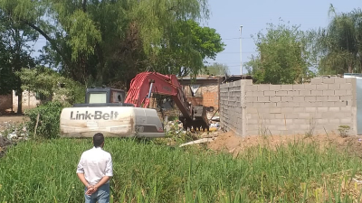 APA retiró rellenos y construcciones ilegales de la laguna Argüello